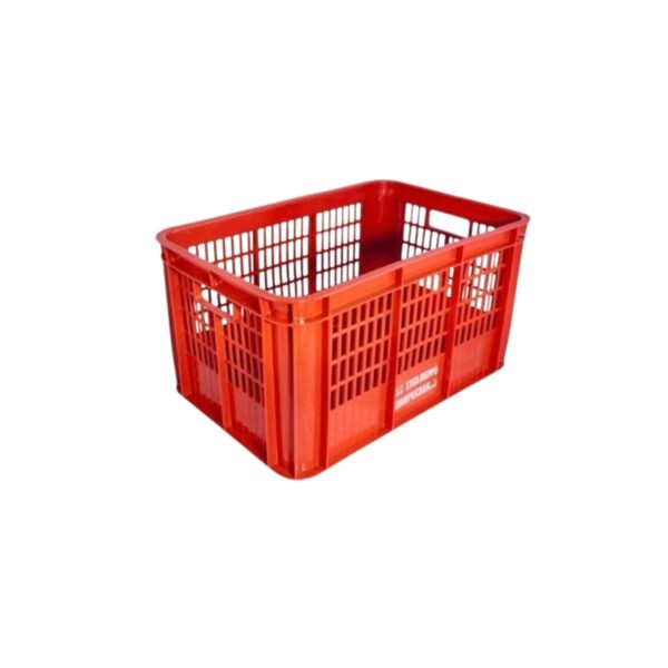 Cajón Plástico Cosechero Piso Ciego Apilable